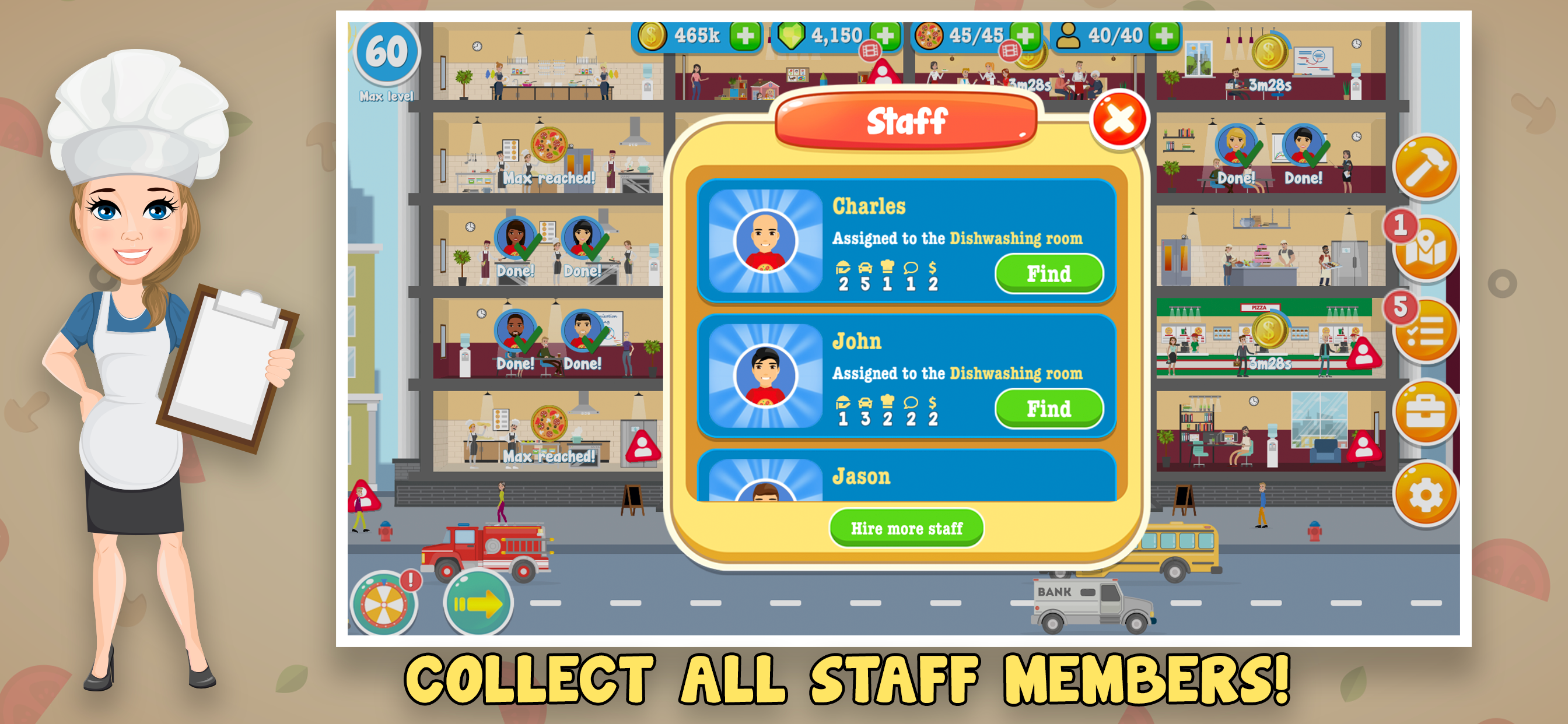 Pizza Inc: Tycoon delivery sim screenshot 4