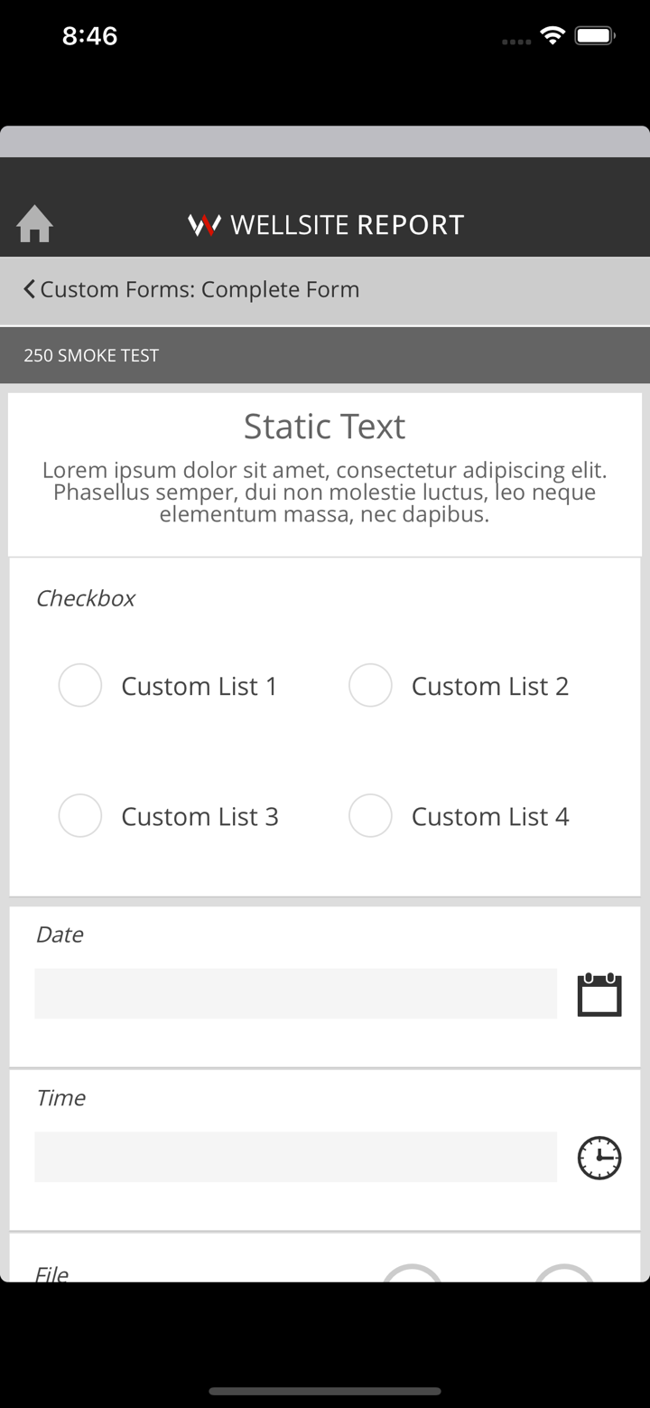 Wellsite Report screenshot 8