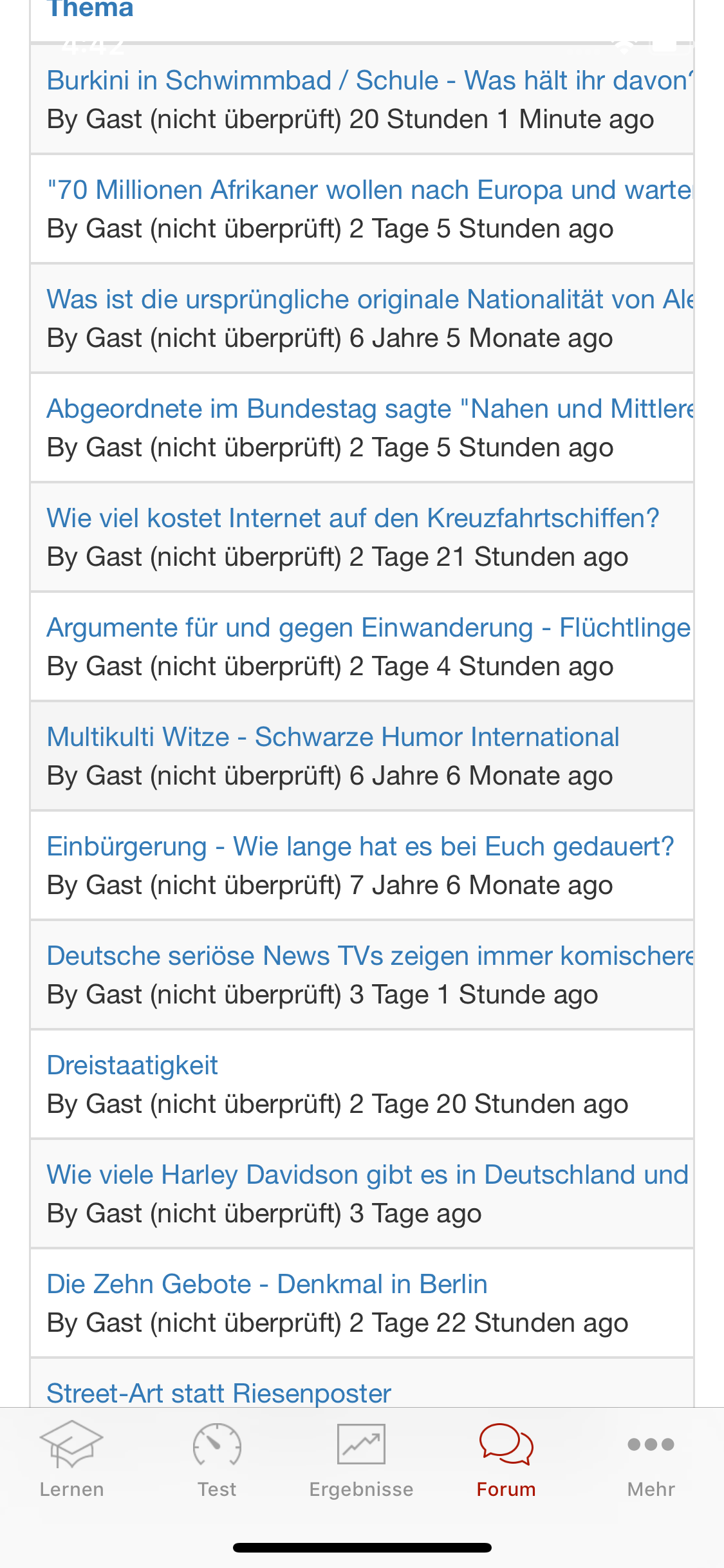 Einbürgerungstest 2020 by DW