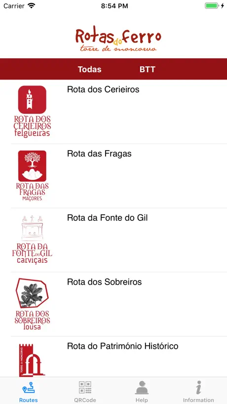 Rotas do Ferro