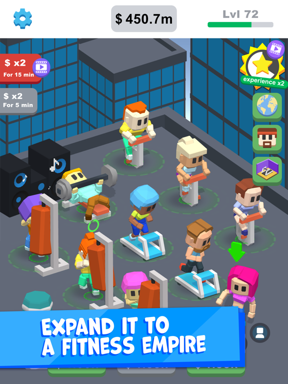 Screenshot #6 pour Idle Gym City - fitness tycoon