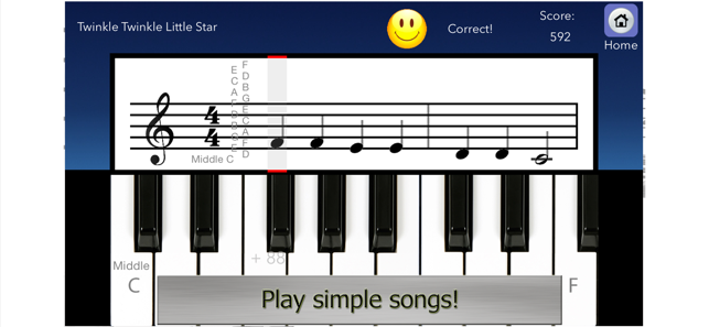 ‎Piano Tutor App Screenshot