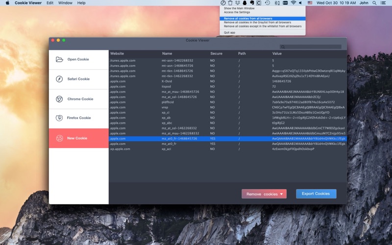 Screenshot #3 pour Cookie Viewer