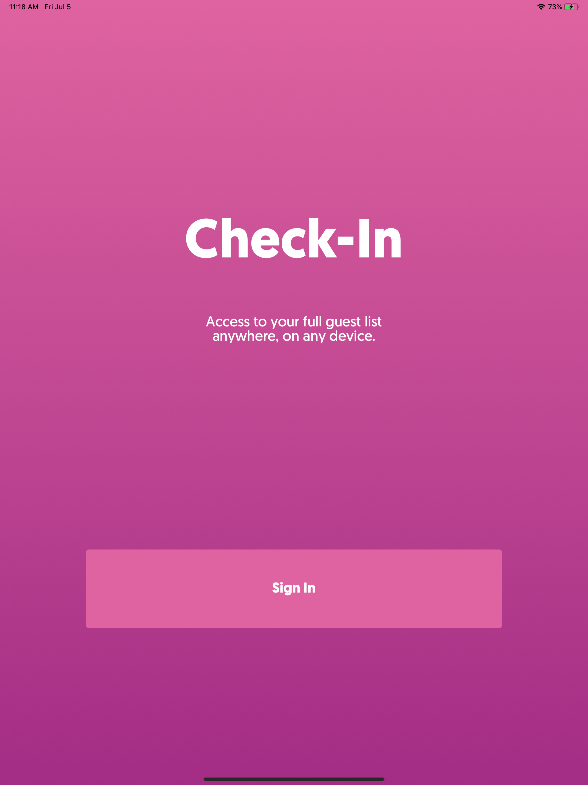 Check-In by Social Tables