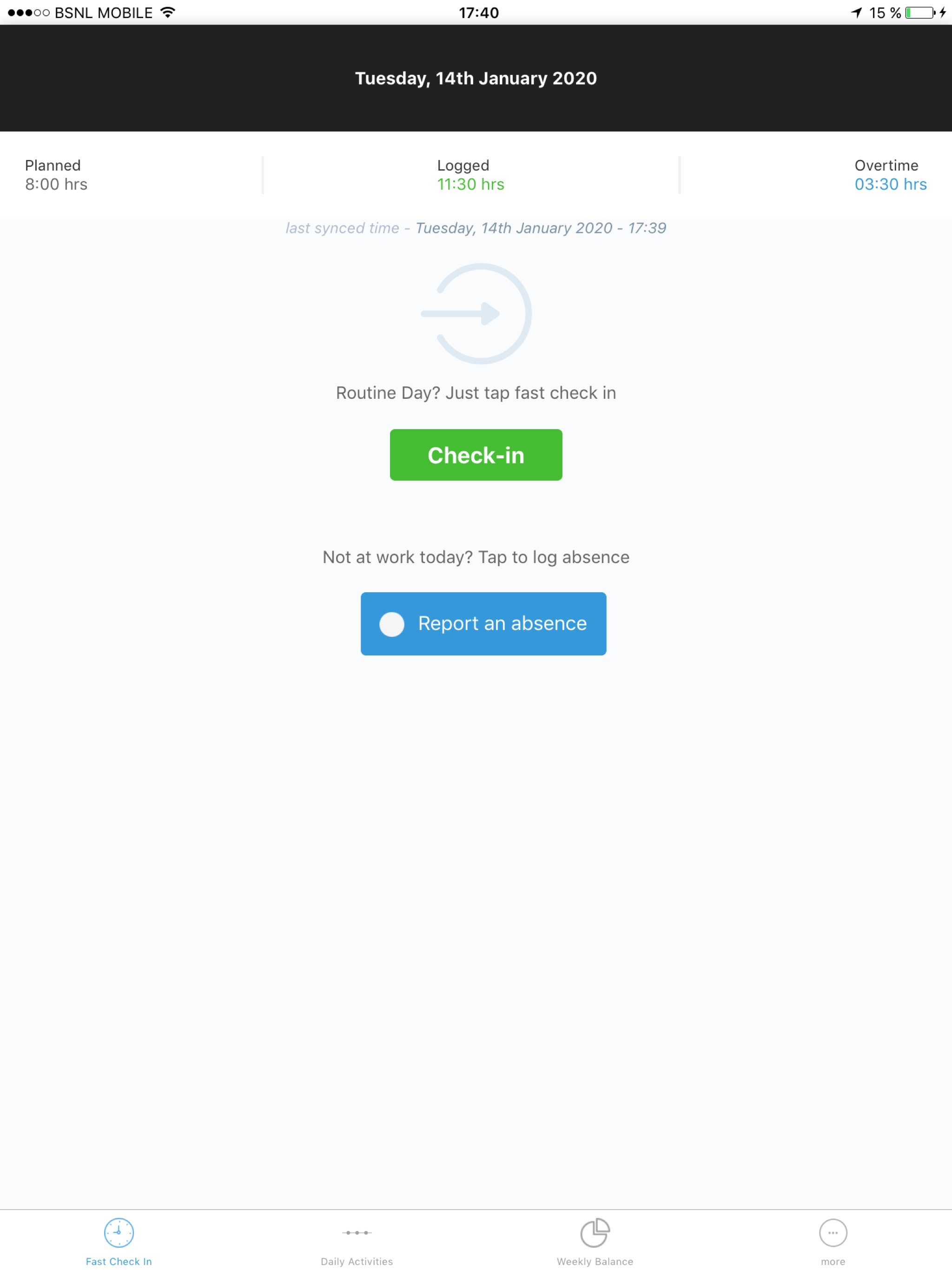 Staff Times - My Time screenshot 10