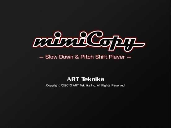 mimiCopy - Slow Down Player iPad screenshot 5 - Music app