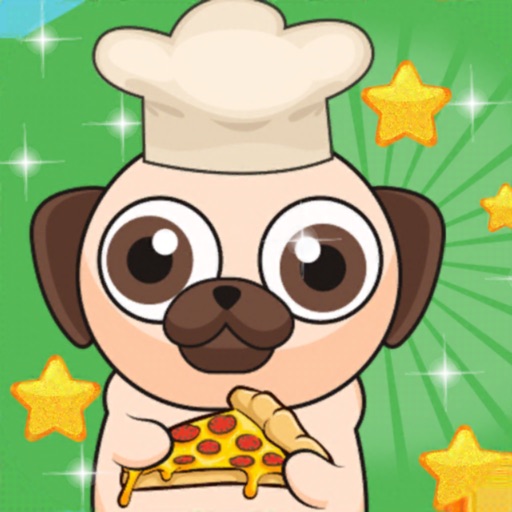 Puppy and Pizza Icon