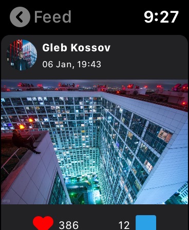 Apple Watch screenshot