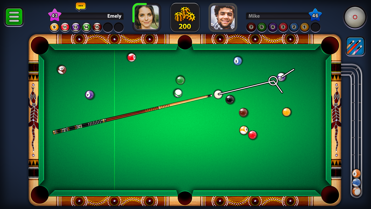 8 Ball Pool™ iOS Mod IPA screenshot 4 - iOS game interface