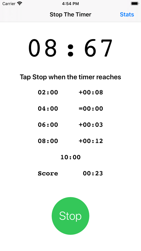 #5. Stop The Timer (iOS) Podle: Jonathan Meikle