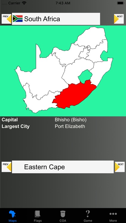 Africa Country's State Maps