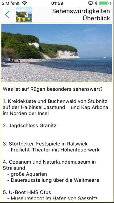 Rügen + Hiddensee Urlaubs App screenshot 4