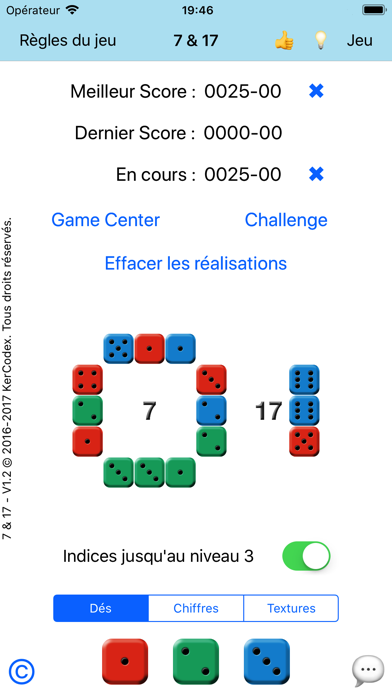 Screenshot #2 pour 7 & 17 - Puzzle blocs de dés