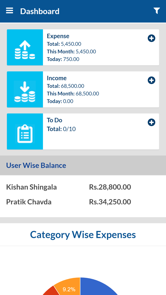 #1. Expense Manager Application (iOS) 由: Aarvi Technology