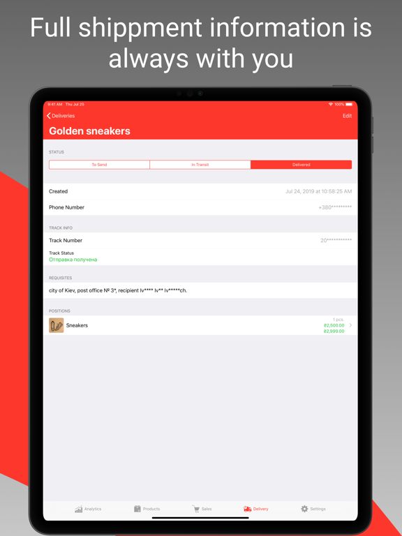 The BookKeeper - accounting iPad screenshot 9 - Business app