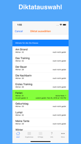 Diktat Trainer screenshot