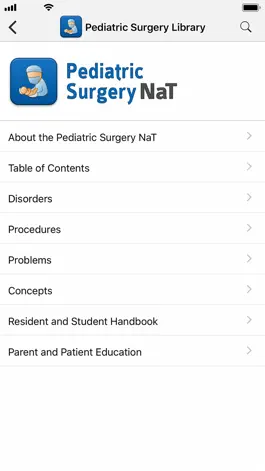 Game screenshot APSA Pediatric Surgery Library apk