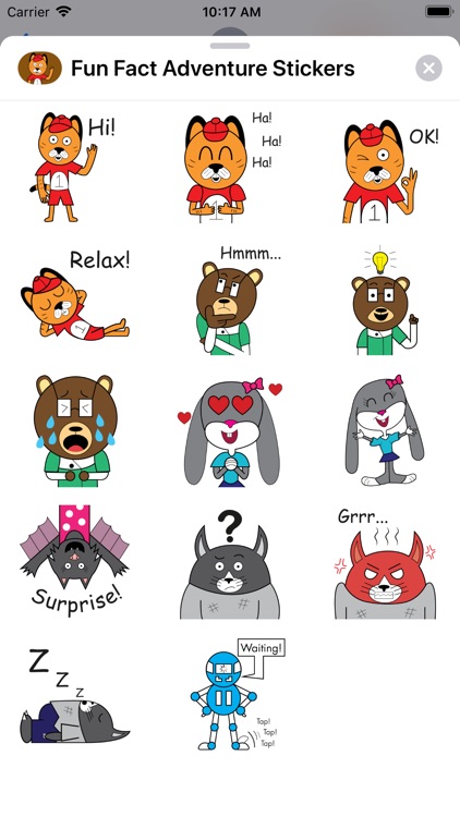 Fun Fact Adventure Stickers