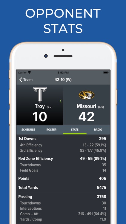 Missouri Football Schedules screenshot-9