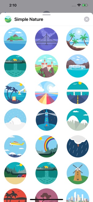 Simple Nature Sticker Pack(圖1)-速報App