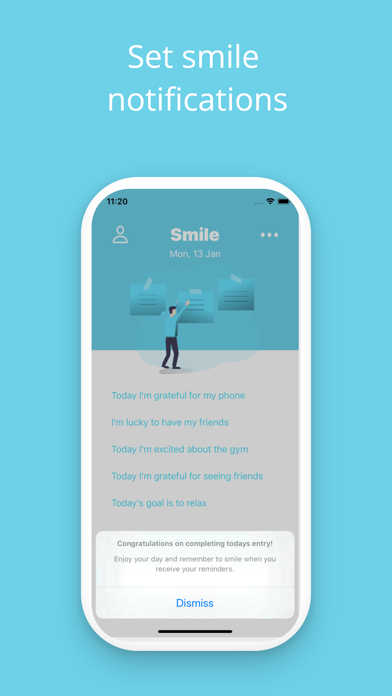 Screenshot 3 of Smile: Positivity & Wellbeing App
