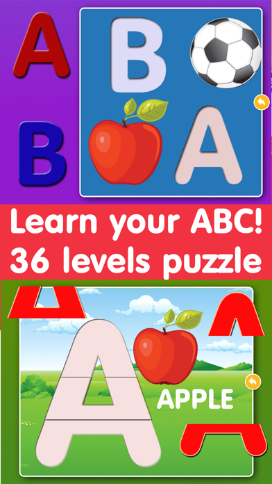 Swanky Alphabet Puzzle Games Screenshot