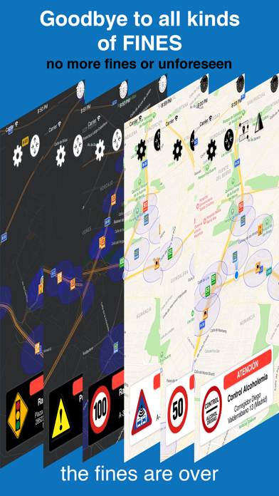 Radars Europe - ES,PT,FR,IT,DE Screenshot