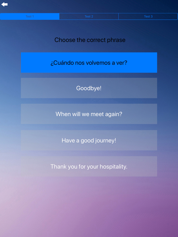 Learn Spanish Language Course iPad screenshot