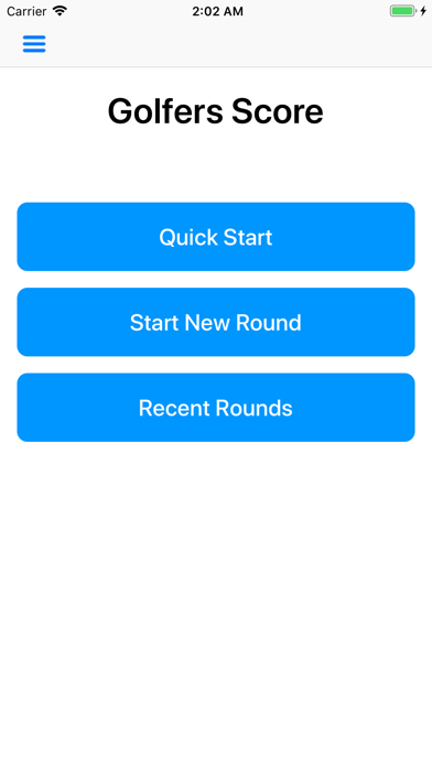 Golfers Score iPhone screenshot 1 - Utilities app