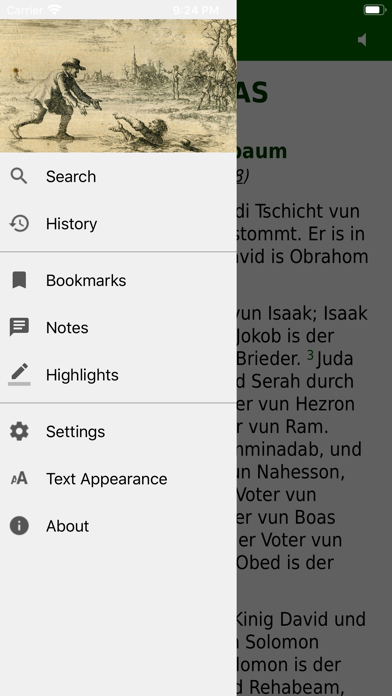 Hutterite Bible App Screenshot