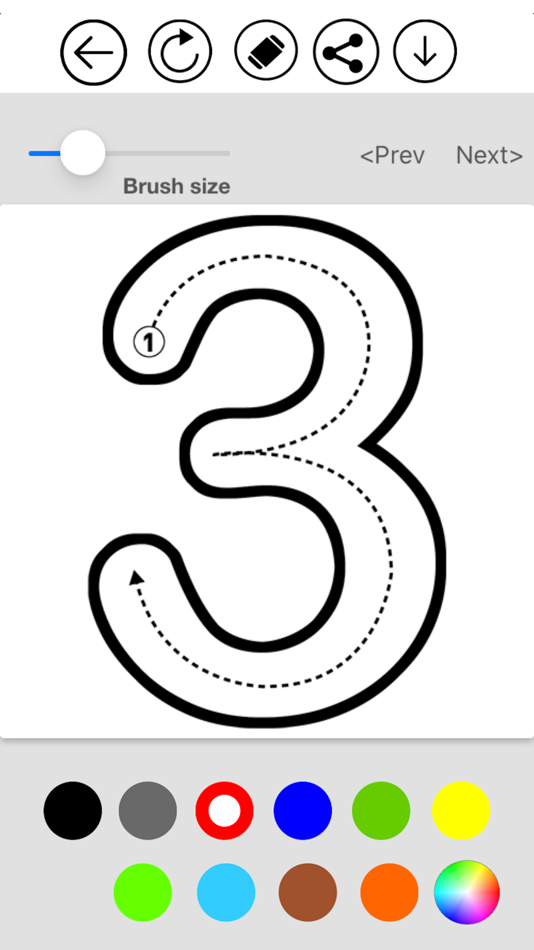 #4. ABC Alphabet & Number Coloring (iOS) 由: Hiren patel