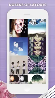 How to cancel & delete split pic collage maker layout 4