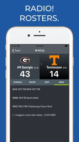 Game screenshot Tennessee Football Schedules apk