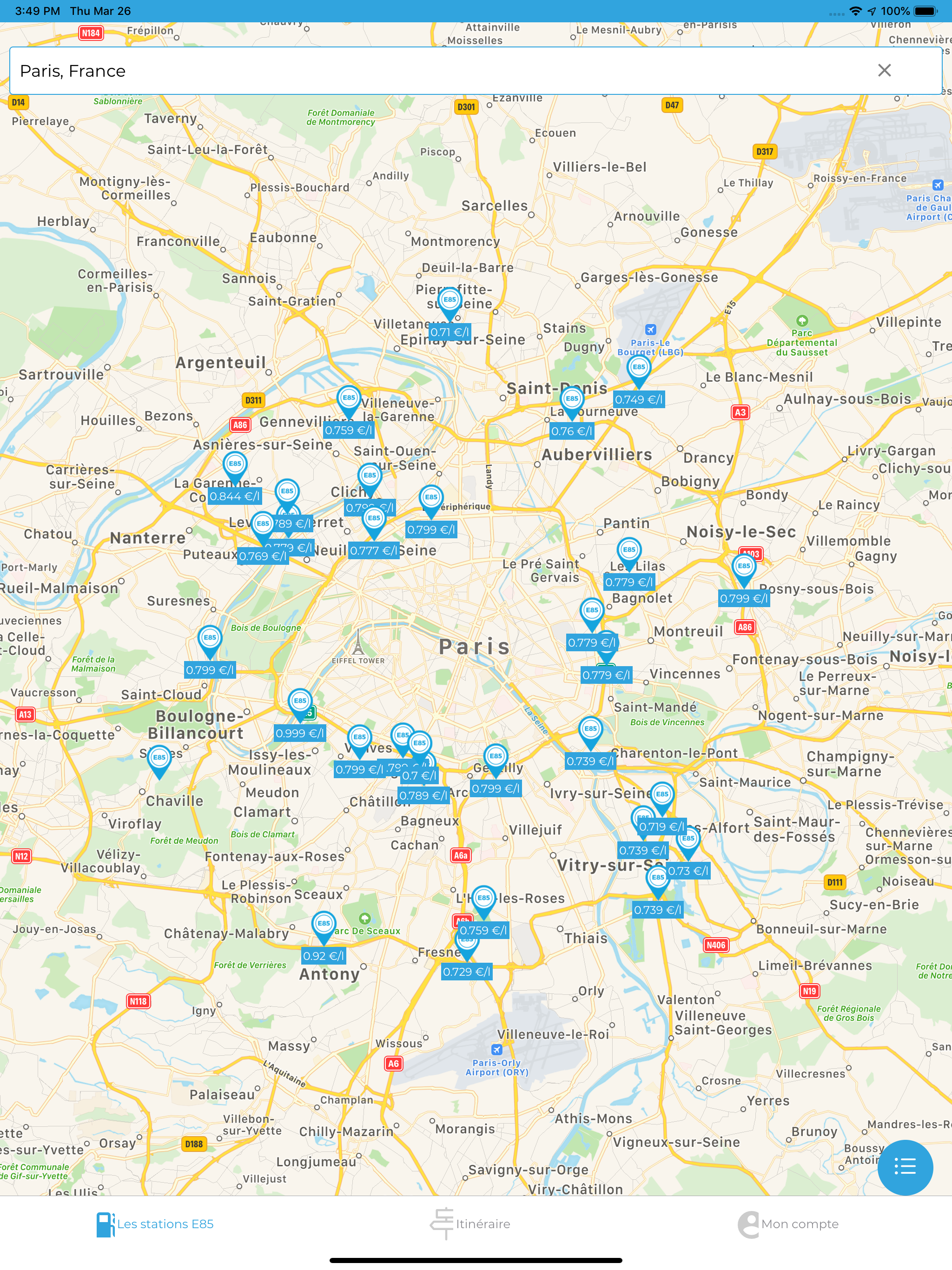 Mes Stations E85 3.0 screenshot 9