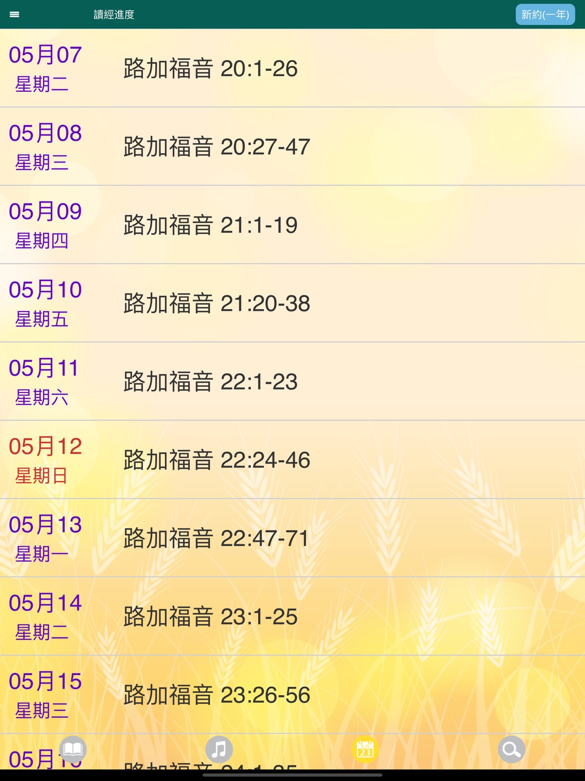 聖經 詩歌 ipad screenshot 3