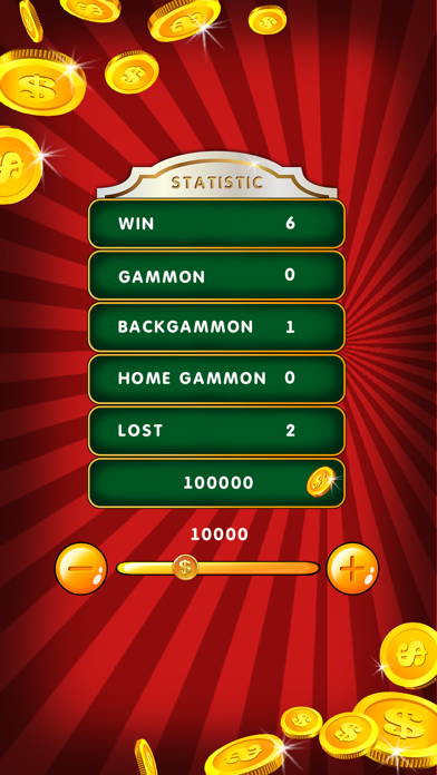 Backgammon online and offline Screenshot