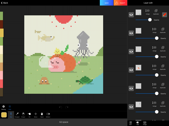 Screenshot #4 pour Pixelable - Pixel Art Editor