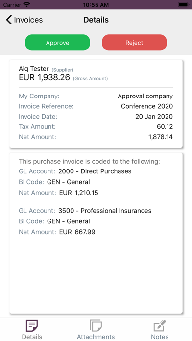AccountsIQ Screenshot