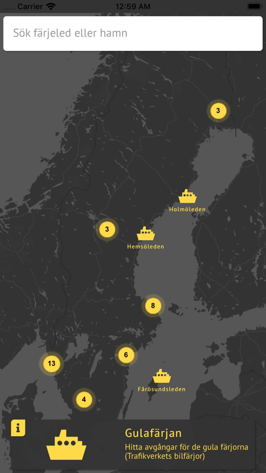 #1. Gulafärjan (iOS) 由: Fokusiv