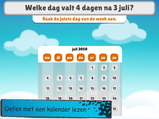 Leer de dagen en maanden iPad app afbeelding 7