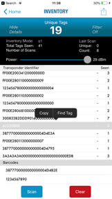 RFID Explorer screenshot