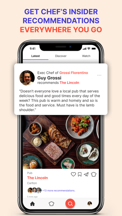 How to cancel & delete Cream - Restaurant Finder from iphone & ipad 1