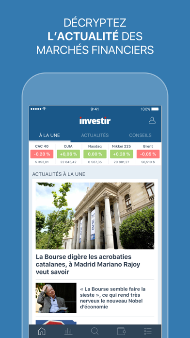 Screenshot #1 pour Investir, Bourse et finance