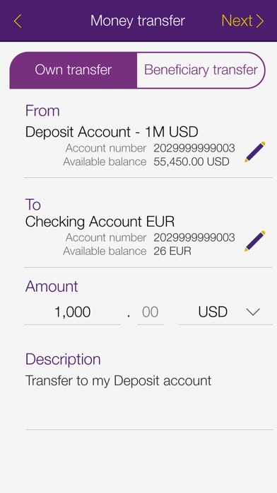 BBE Mobile Banking Screenshot