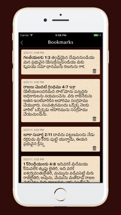 Telugu Bible Indian Version Screenshot