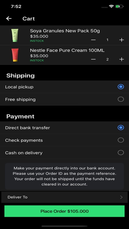 Order Now app for WooCommerce screenshot-3