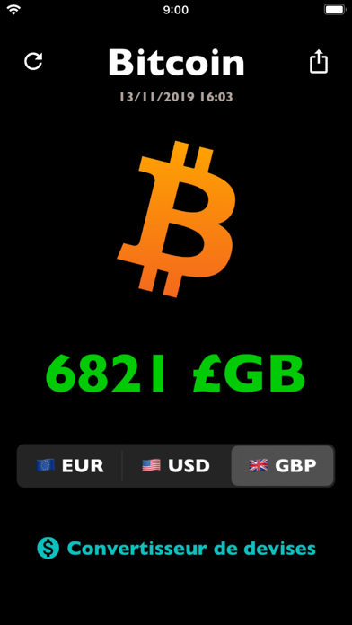 Screenshot #3 pour Bitcoin price BTC Taux de Prix