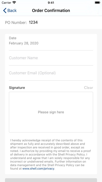 Shell Delivery Mobile screenshot-3