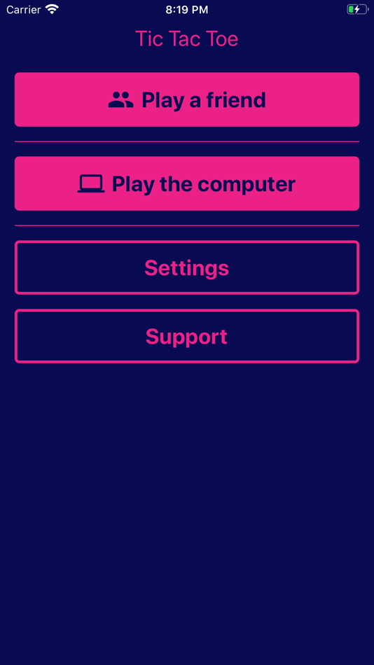 #7. Tic Tac Toe: 3 In A Row (iOS) 来自: Mohamed Jellal