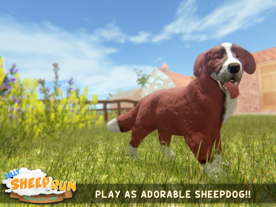 Screenshot #1 for Silly Sheep Run- Farm Dog Game